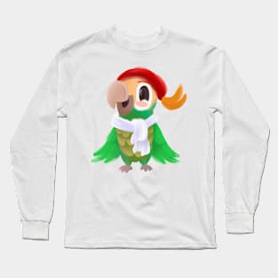 Cute Parrot Drawing Long Sleeve T-Shirt